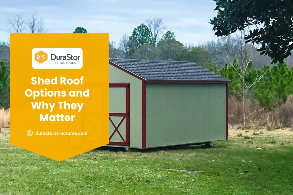 Shed Roof Options and Why They Matter