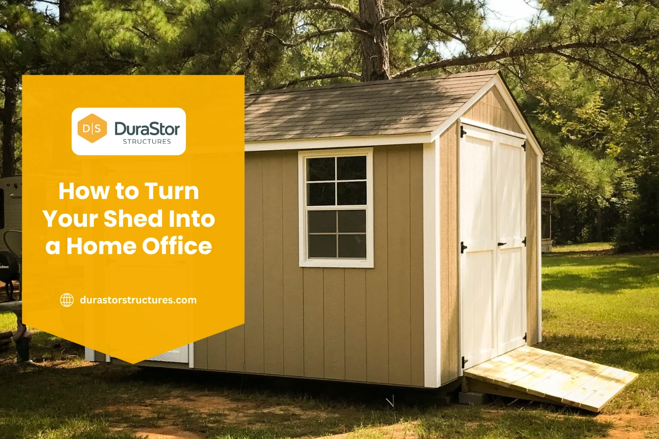 How to Turn Your Shed Into a Home Office